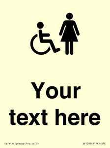 DV10856: Custom information: disabled and female