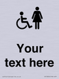 DV10856: Custom information: disabled and female