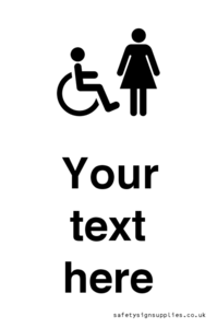 DV10856: Custom information: disabled and female