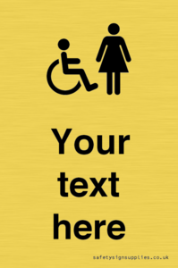 DV10856: Custom information: disabled and female