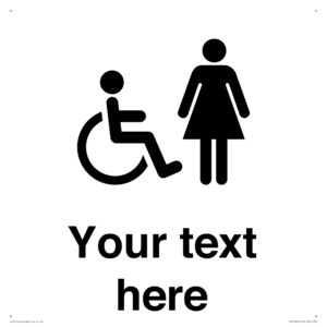 DV10856: Custom information: disabled and female