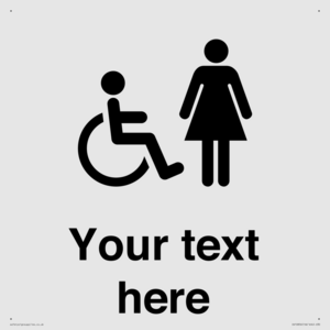 DV10856: Custom information: disabled and female