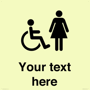 DV10856: Custom information: disabled and female