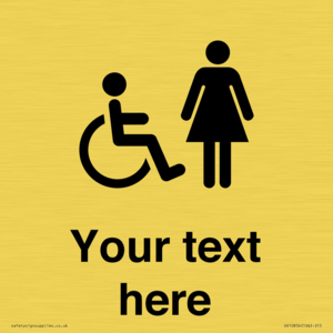 DV10856: Custom information: disabled and female