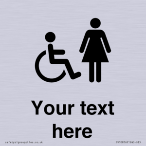 DV10856: Custom information: disabled and female