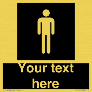 DV10864: Custom information: black panel male