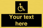 DV10870: Custom information: black panel disabled