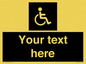 DV10870: Custom information: black panel disabled
