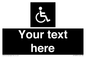 DV10870: Custom information: black panel disabled