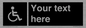 DV10870: Custom information: black panel disabled