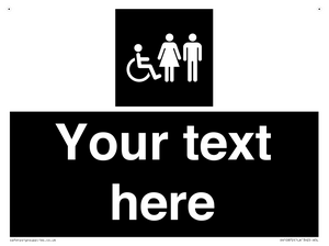 DV10872: Custom information: black panel disabled female and male