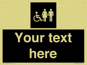 DV10872: Custom information: black panel disabled female and male