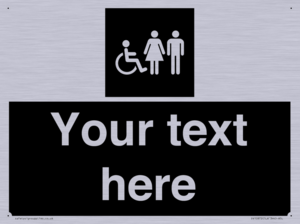 DV10872: Custom information: black panel disabled female and male