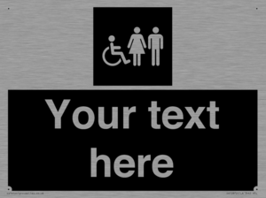 DV10872: Custom information: black panel disabled female and male