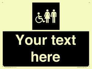 DV10872: Custom information: black panel disabled female and male