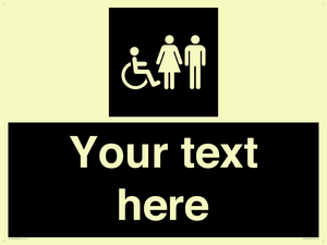 DV10872: Custom information: black panel disabled female and male