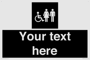 DV10872: Custom information: black panel disabled female and male