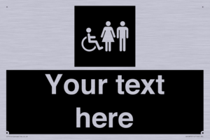 DV10872: Custom information: black panel disabled female and male