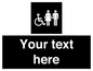 DV10872: Custom information: black panel disabled female and male