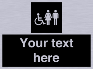 DV10872: Custom information: black panel disabled female and male