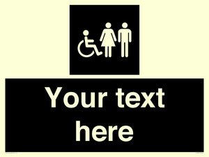 DV10872: Custom information: black panel disabled female and male