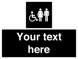 DV10872: Custom information: black panel disabled female and male