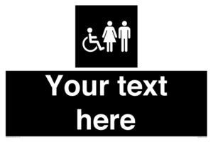 DV10872: Custom information: black panel disabled female and male