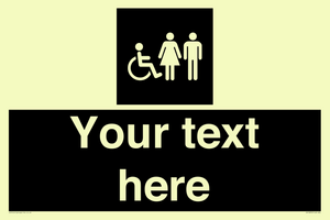 DV10872: Custom information: black panel disabled female and male