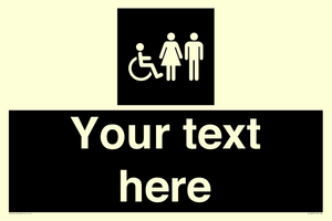 DV10872: Custom information: black panel disabled female and male