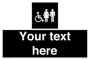 DV10872: Custom information: black panel disabled female and male