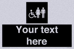 DV10872: Custom information: black panel disabled female and male