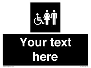 DV10872: Custom information: black panel disabled female and male