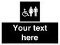 DV10872: Custom information: black panel disabled female and male