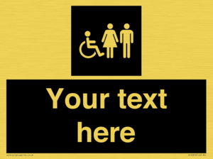 DV10872: Custom information: black panel disabled female and male