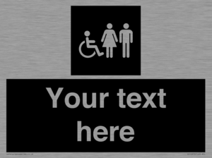 DV10872: Custom information: black panel disabled female and male