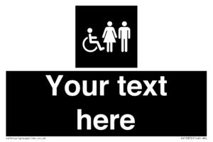 DV10872: Custom information: black panel disabled female and male