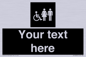 DV10872: Custom information: black panel disabled female and male