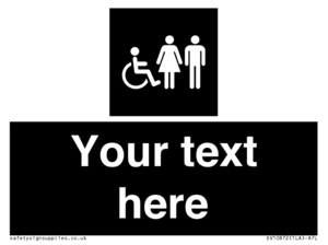 DV10872: Custom information: black panel disabled female and male