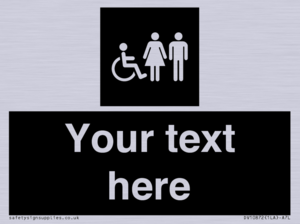 DV10872: Custom information: black panel disabled female and male