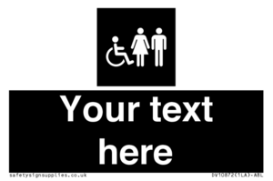 DV10872: Custom information: black panel disabled female and male