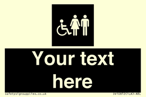 DV10872: Custom information: black panel disabled female and male