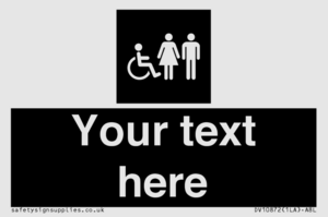 DV10872: Custom information: black panel disabled female and male