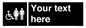 DV10872: Custom information: black panel disabled female and male