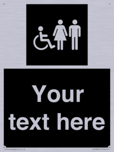 DV10872: Custom information: black panel disabled female and male