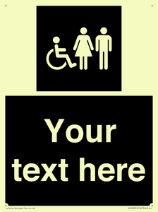 DV10872: Custom information: black panel disabled female and male