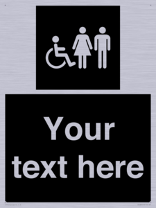 DV10872: Custom information: black panel disabled female and male