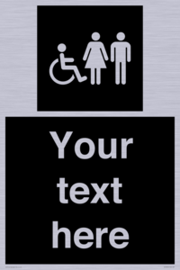 DV10872: Custom information: black panel disabled female and male