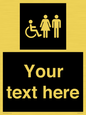 DV10872: Custom information: black panel disabled female and male