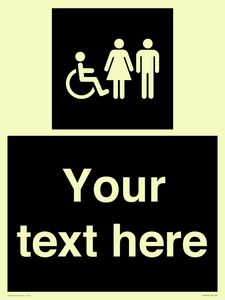 DV10872: Custom information: black panel disabled female and male