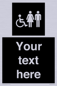 DV10872: Custom information: black panel disabled female and male